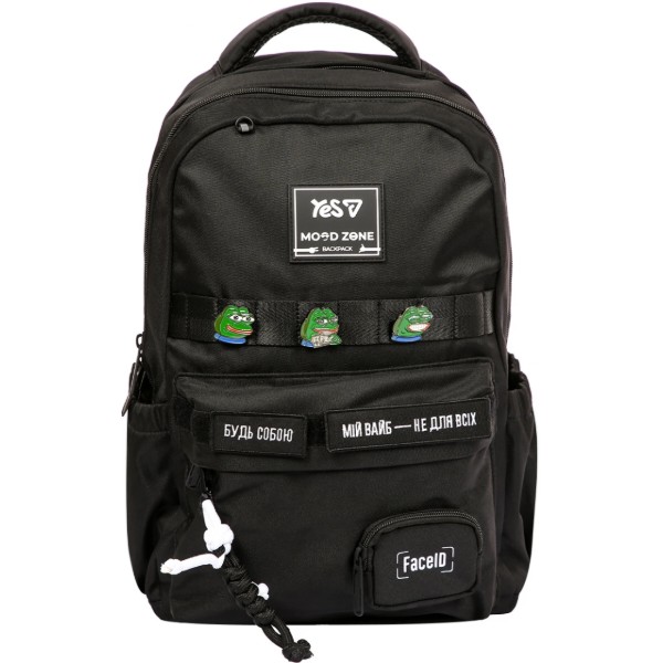 Фото - Рюкзак школьный YES T-51 Emotions Black N (550733)